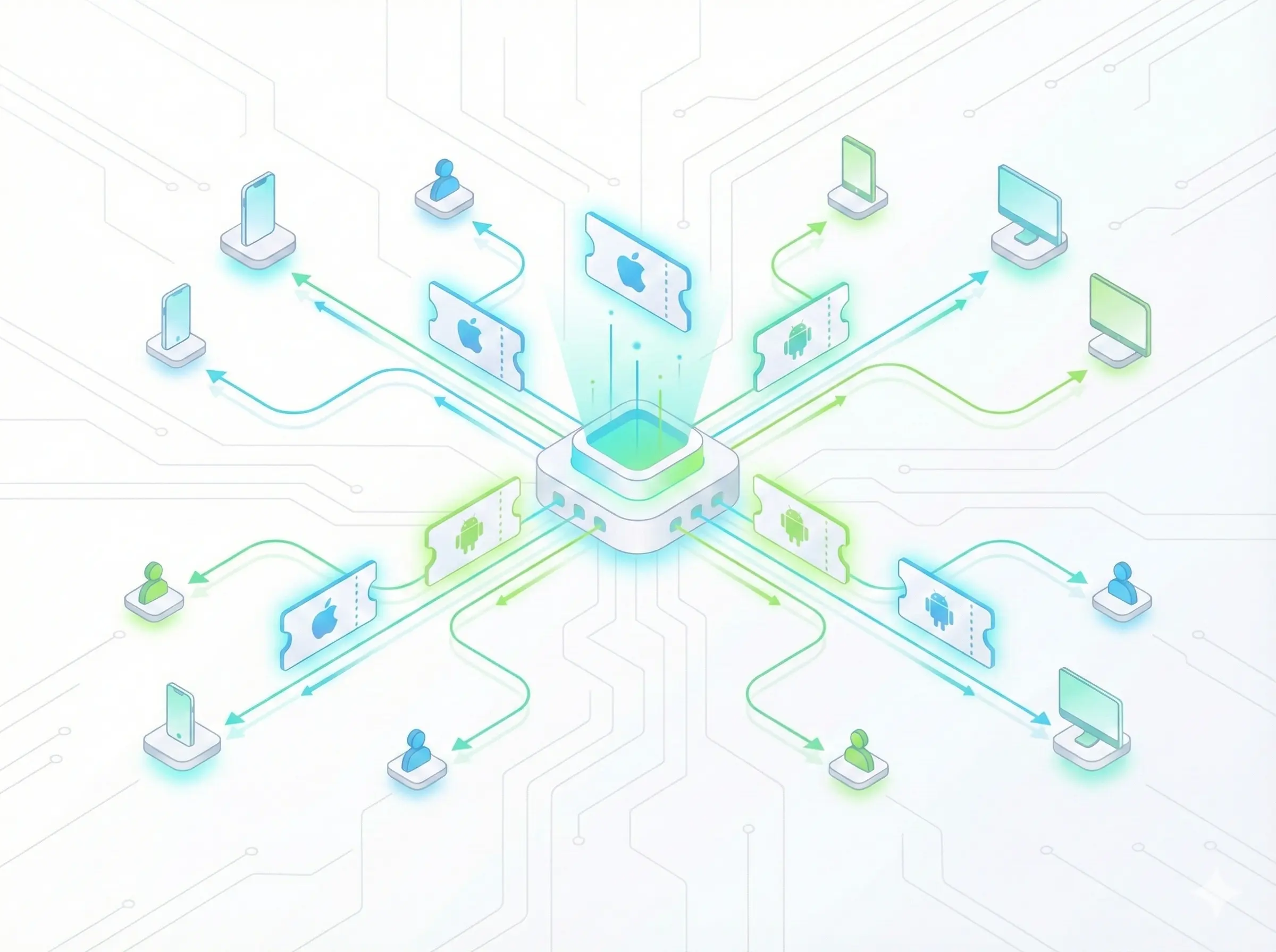 Code distribution flow
